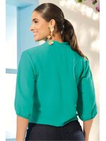 Blusa-Semi-Cropped-Com-Mangas-3-4-Verde-46