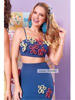 Conjunto-De-Mini-Saia-E-Top-Com-Flores-Marinho-46