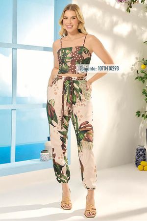 Conjunto De Calca Harem Com Top