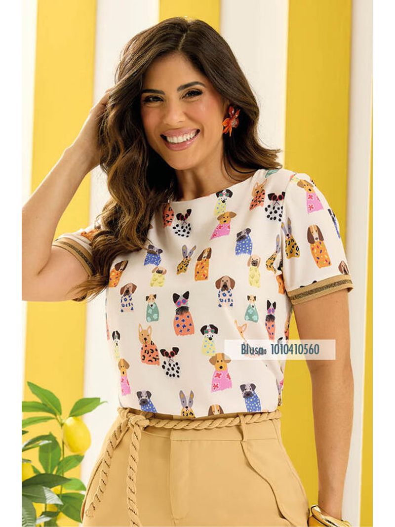 Blusa-Baby-Look-Com-Manga-Curta-Com-Retilinea-Estampado-46