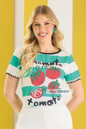 Blusa Baby Com Detalhe Crochet Manga