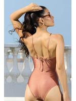 Beachwear-Maio-Frente-Unica-Com-Bloco-De-Cor-Marrom-M