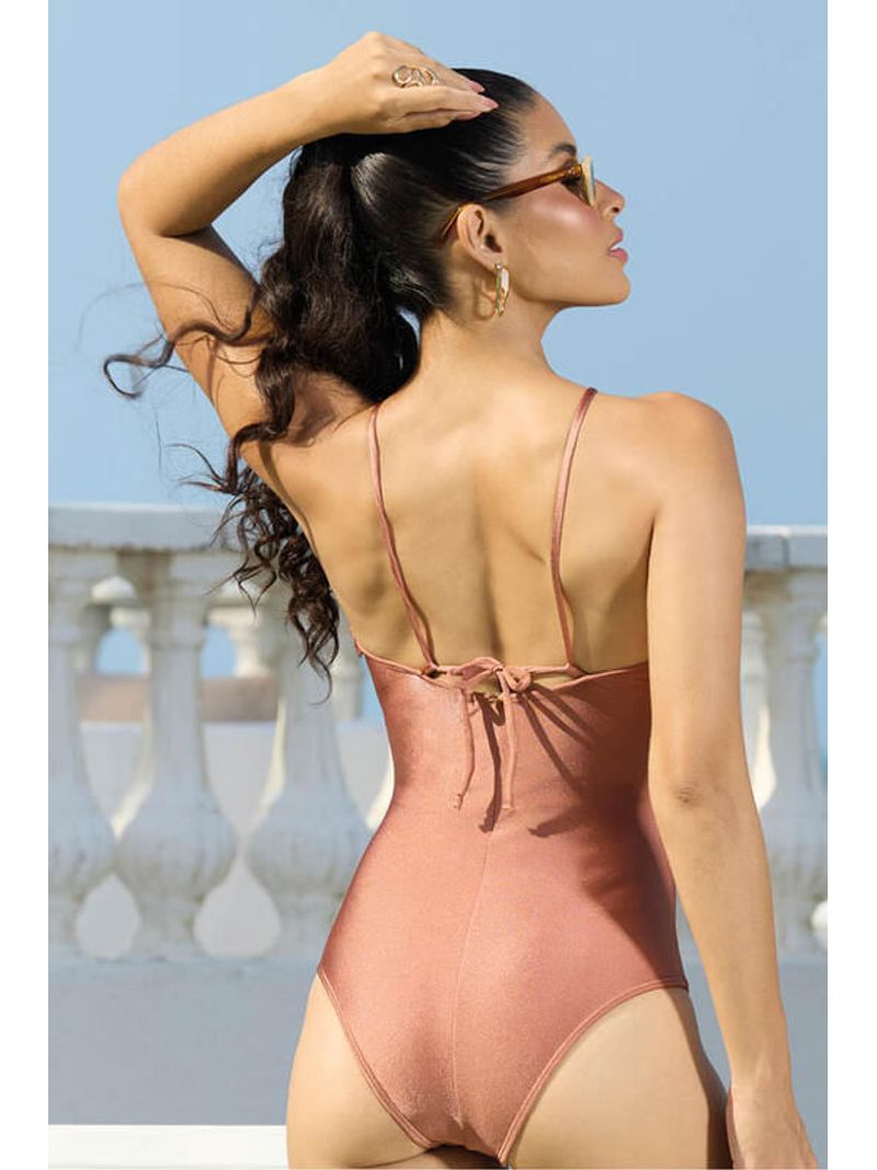 Beachwear-Maio-Frente-Unica-Com-Bloco-De-Cor-Marrom-M