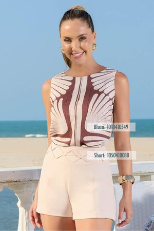 Short Com Cos De Detalhes
