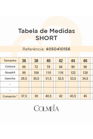 Short Intermediario Com Cos Transpassado