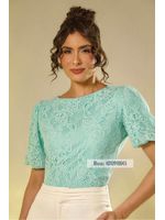 Blusa-De-Renda-Com-Mangas-Balone-Verde-40