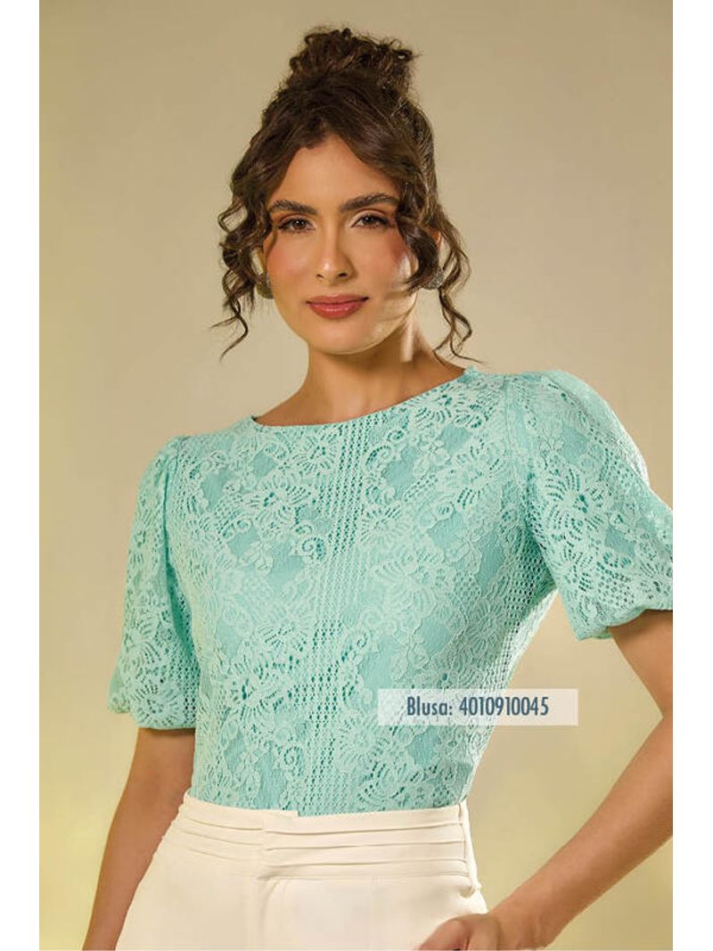 Blusa-De-Renda-Com-Mangas-Balone-Verde-40