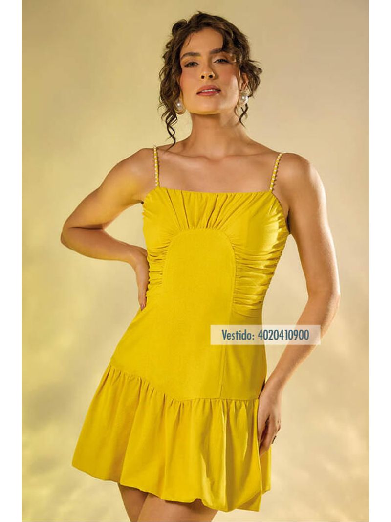 Vestido-Plano-Curto-Com-Recorte-Drapeado-E-Alca-Pamarelo-46