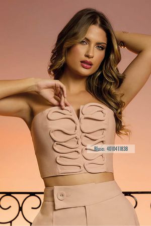 Blusa Sem Alca Decote V