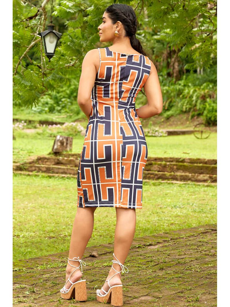 Vestido-Tubinho-C--Manga-Presunto-Estampado-P