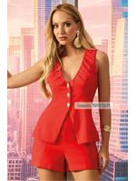 Conjunto-Blusa-Colete-Com-Pregas-E-Bermuda-Vermelho-36