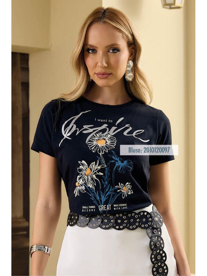 Blusa-Tshirt-Preta-Inspire-Preto-M