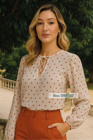 Blusa Com Manga Longa