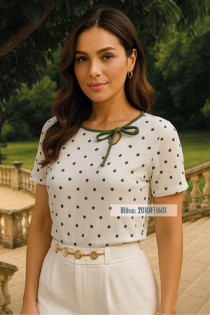 Blusa Baby Look Com Detalhe No Decote