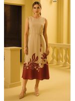 Vestido-Midi-Com-Cinto-Diferenciado-Bege-46