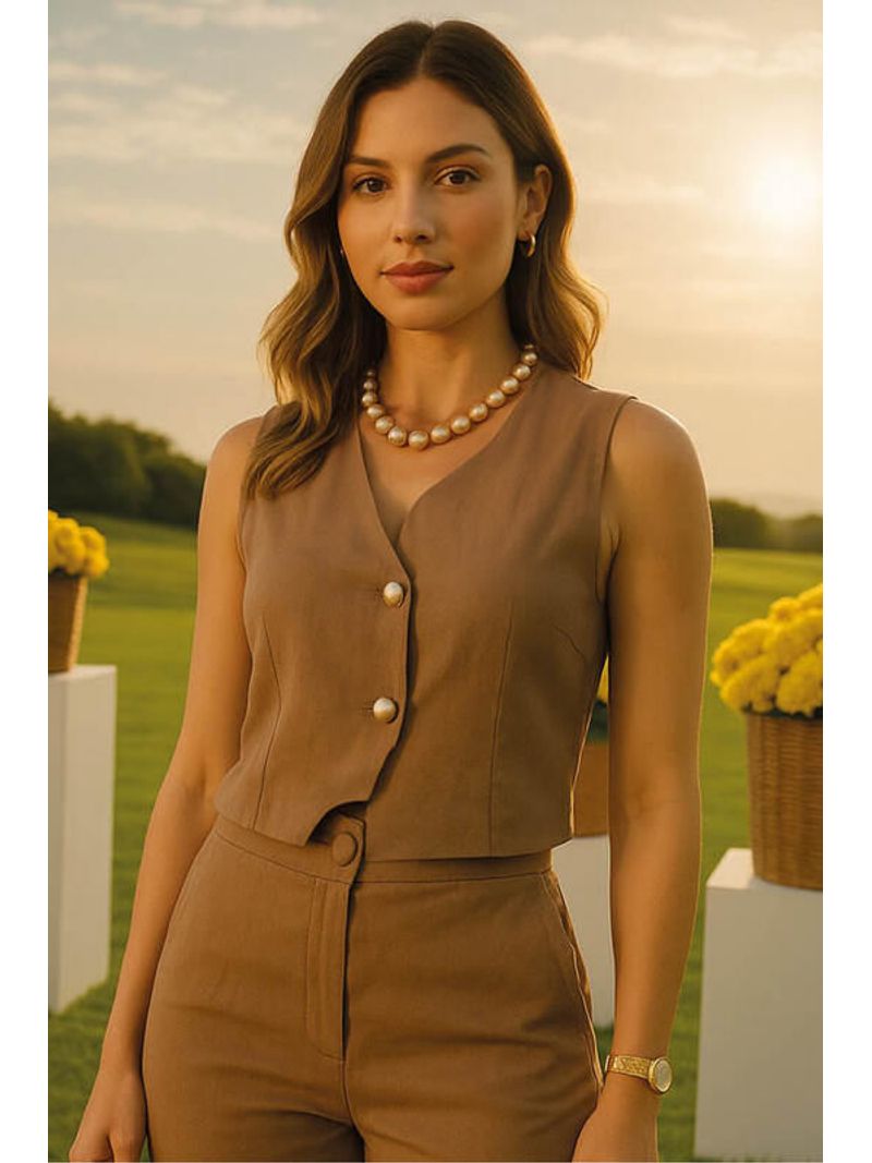 Outwear-Colete-Assimetrico-Marrom-46