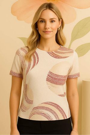 Blusa Baby Look Esferas