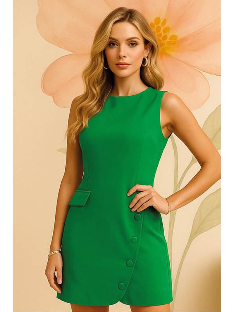 Vestido-Com-Botoes-E-Lapela-Verde-44