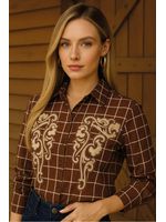 Blusa-Camisa--Ajustada-Com-Mangas-Longas-Preto-42