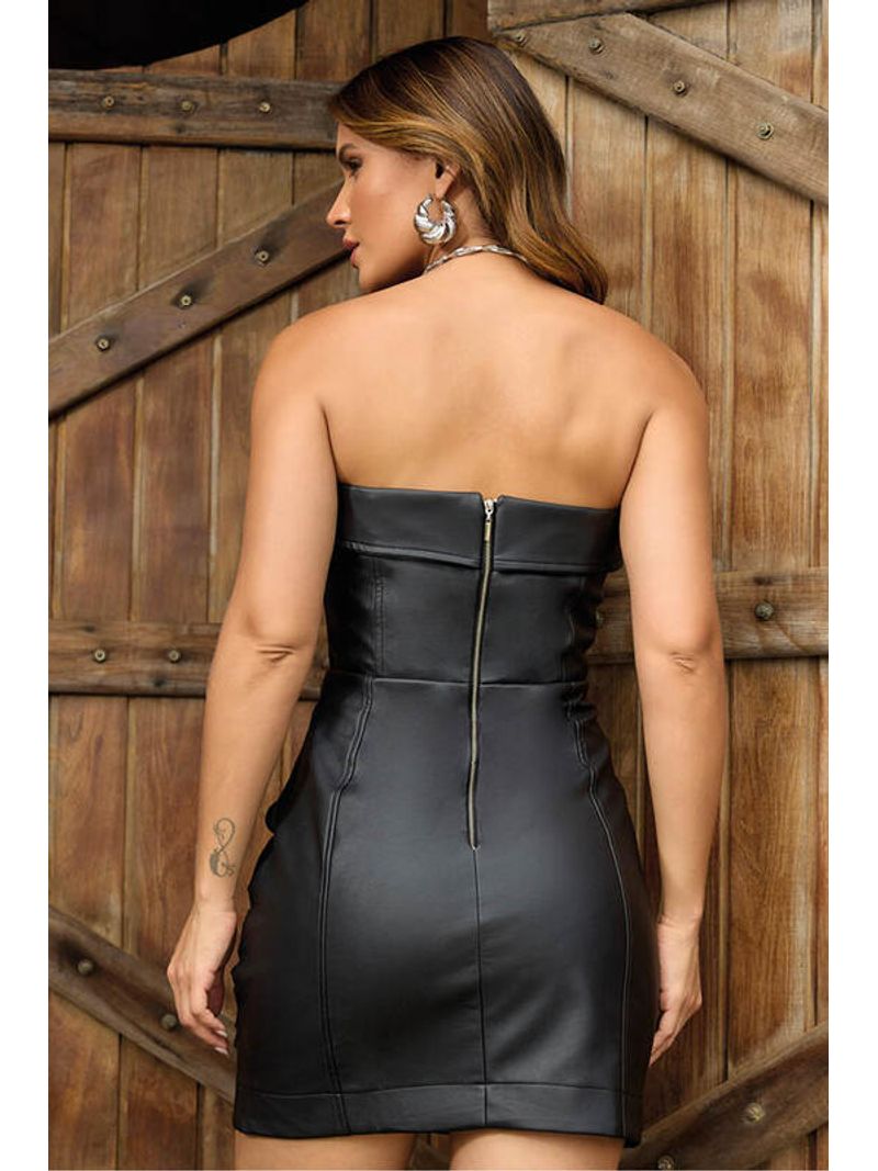 Vestido-Couro-Drapeado-Sem-Alcas-Preto-44