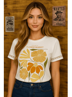Blusa-T-shirt-Flores-Off-White-Gg