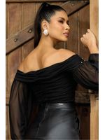 Blusa-Com-Drapeado-E-Aplicacoes-De-Bola-Preto-Pp