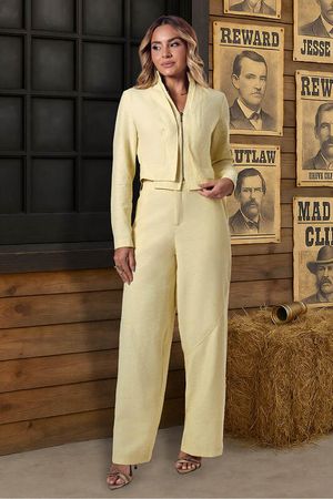 Conjunto Conjunto De Calca E Blaser Pespontado