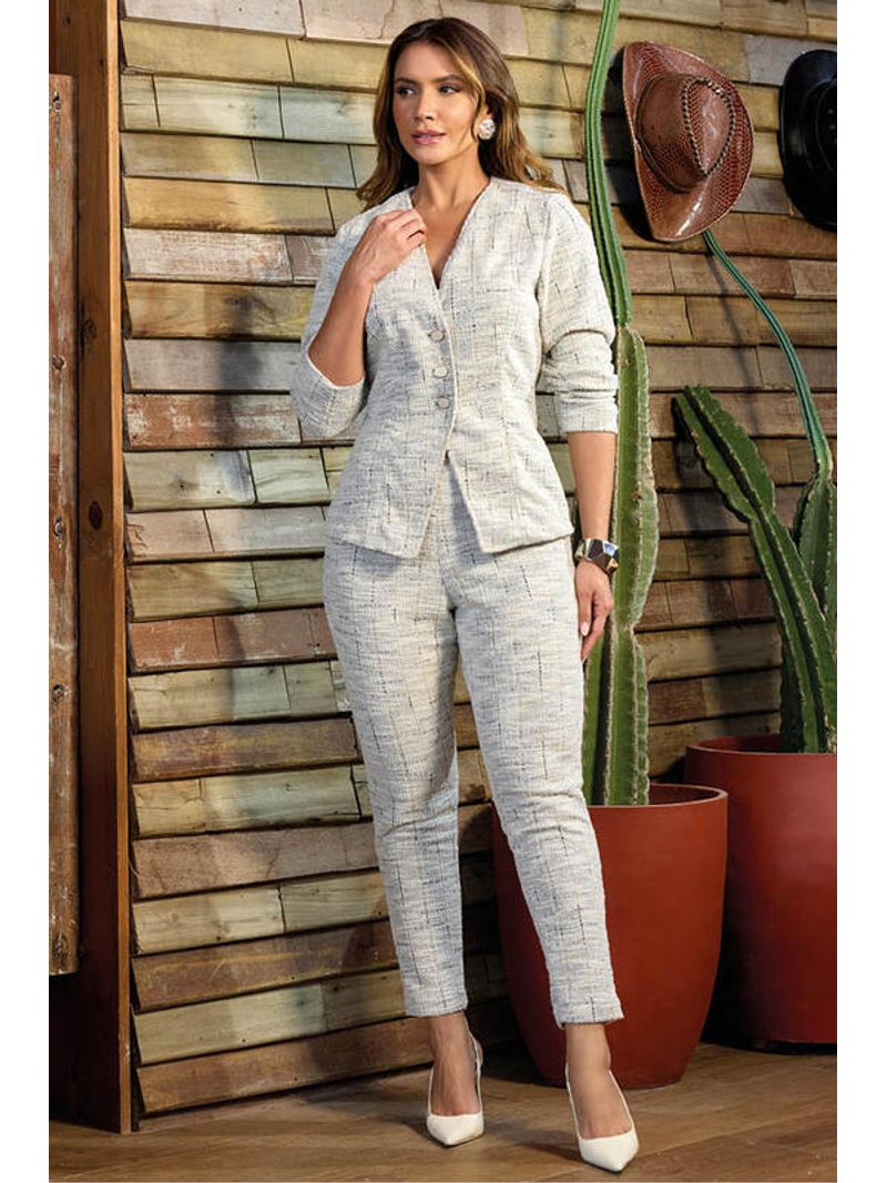 Calca-Cigarrete-Tweed-Cinza-Xg