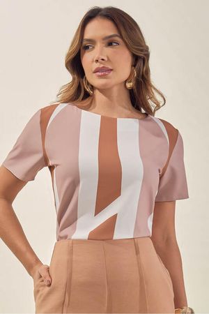 Blusa Baby Com Manga Curta