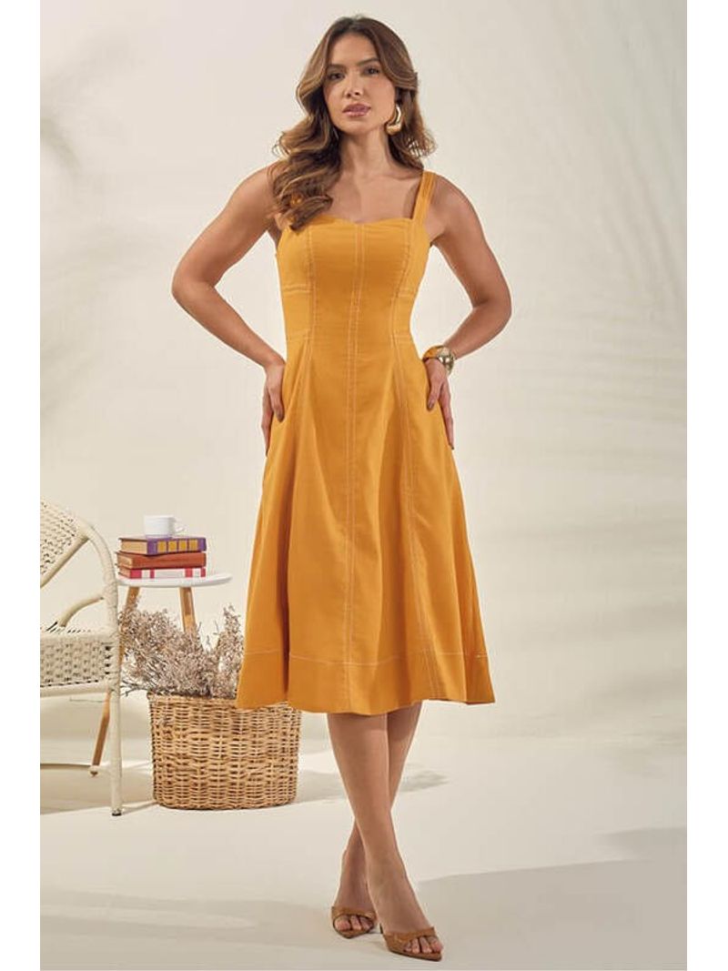 Vestido--Midi-Com-Pespontos-Verde-46