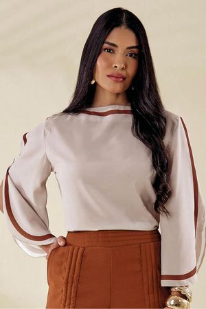 Blusa Capa Ampla