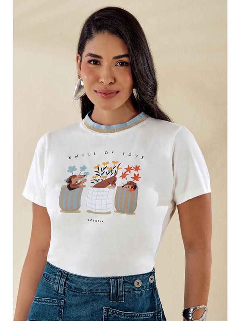 Blusa-Tshirt-Off-Cachorrinhos-Off-White-Gg