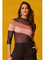 Blusa-Manga-3-4-De-Tule-Marinho-Xg