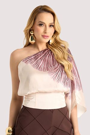 Blusa Transversal Ampla